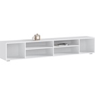 Тумба под ТВ подвесная «Сити», напольная, 2000×346×330 мм, цвет белый - Фото 6