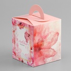 Коробка для 1 капкейка «С Любовью», 9.2×9.2×11.1 см - Фото 3