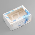 Коробка для 6 капкейков с окном, «Прекрасных моментов», 25×17×10 см, кондитерская упаковка - Фото 3