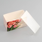 Коробка для 2 капкейка с прозрачной крышкой, «Счастливых моментов», 16×8×10 см - Фото 4