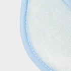 Мочалка варежка детская Доляна «Мишка», для купания, 16 см, голубая - Фото 4