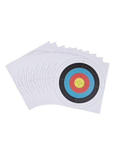 Набор мишеней для стрельбы, 10 шт., 40 см, бумажные, цветная печать