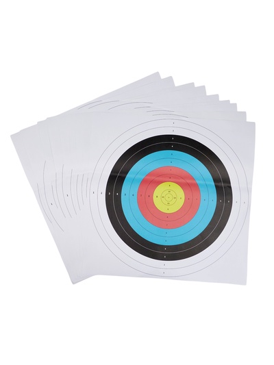 Набор мишеней для стрельбы, 10 шт., 60 см, бумажные, цветная печать