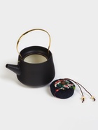 Набор для чайной церемонии «Мотомия», 9 предметов, на 4 персоны, чашка 40 мл, чайник 200 мл, керамика, чёрный - Фото 10