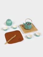 Набор для чайной церемонии «Огаки», 9 предметов, на 4 персоны, чашка 40 мл, чайник 200 мл, керамика, бирюзовый - Фото 5