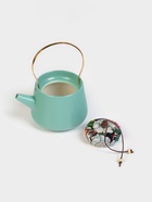 Набор для чайной церемонии «Огаки», 9 предметов, на 4 персоны, чашка 40 мл, чайник 200 мл, керамика, бирюзовый - Фото 10