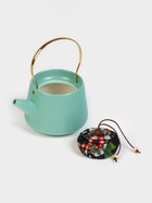 Набор для чайной церемонии «Хасима», 9 предметов, на 4 персоны, чашка 40 мл, чайник 200 мл, керамика, бирюзовый - Фото 10