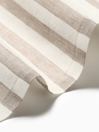 Дорожка на стол Этель Soprano 40×146 см, лён 100%, 180 г/м², белая/серая - Фото 9