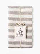 Дорожка на стол Этель Soprano 40×146 см, лён 100%, 180 г/м², белая/серая - Фото 12