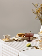 Дорожка на стол Этель Soprano 40×146 см, лён 100%, 180 г/м², белая/серая - Фото 4