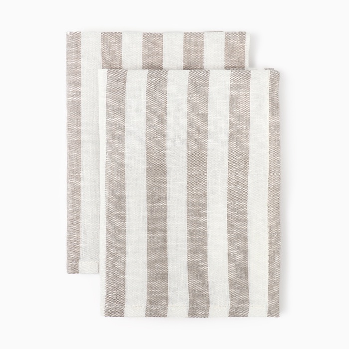 Набор салфеток «Этель» Soprano, 30×40 см - 2 шт., лён 100%, 180 г/м² - Фото 1