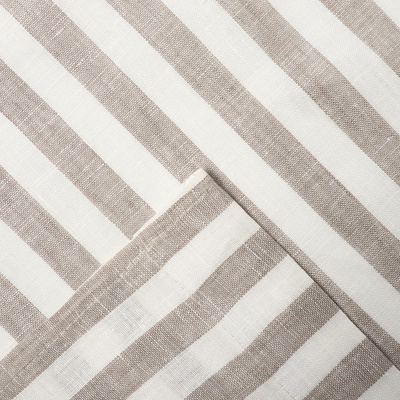 Комплект штор для кухни Этель Soprano, 140×180 см-2 шт., подхваты 2 шт., лен 100%,180 г/м²