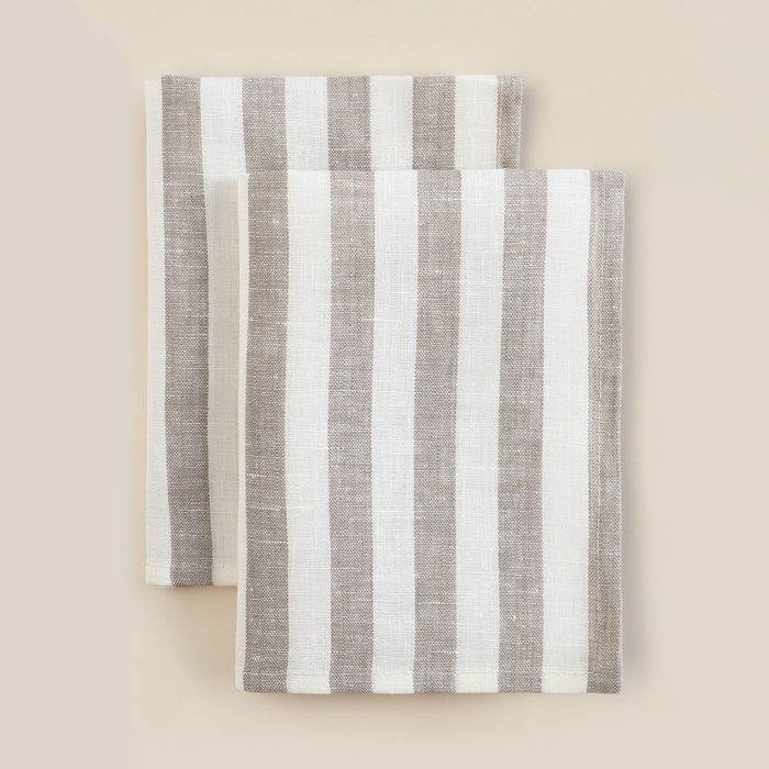 Набор салфеток SL HOME Strict line, 30×40 см - 2 шт., лён 100%, 180 г/м²