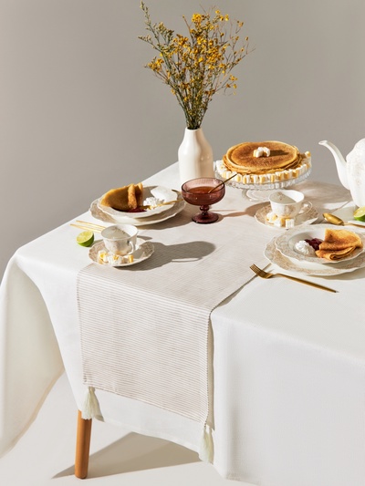 Дорожка SL HOME Direction 40×142±3 см, лён 100%, плотность 180 г/м²