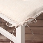 Подушка на стул SL HOME Gloomy, 42×42 см, бежевая - Фото 2