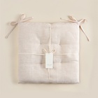 Подушка на стул SL HOME Gloomy, 42×42 см, бежевая - Фото 6