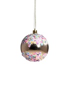 Ёлочные игрушки «Новогодний восторг», шары новогодние, d=8 см, набор 6 шт., золото - фото 120362335