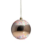 Ёлочные игрушки «Новогодний восторг», шары новогодние, d=10 см, набор 6 шт., золото - Фото 4