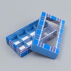 Коробка складная для 8 конфет «С Днем защитника Отечества», 9.8×17.7×3.5 см - Фото 4