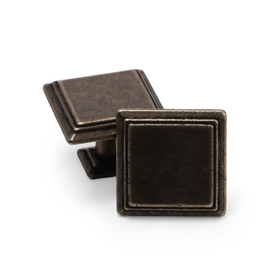 Ручка-кнопка ТУНДРА РК119AB, бронза