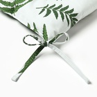 Подушка на стул «Этель. Папоротник», 42×42×7 см, белая - Фото 7