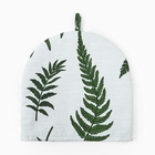 Грелка на чайник Этель «Папоротник» 28×28 см, репс 220 г/м², 100% хлопок - Фото 2