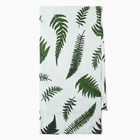Дорожка на стол Этель «Папоротник» 40×146 см, репс 220 г/м², 100% хлопок, белая/зелёная - Фото 5