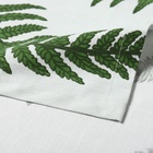 Дорожка на стол Этель «Папоротник» 40×146 см, репс 220 г/м², 100% хлопок, белая/зелёная - Фото 7