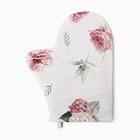 Варежка-прихватка «Этель» Bloom 20×27 см, 100% хлопок, 210 г/м² - Фото 1