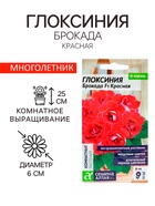 Семена комнатных цветов Глоксиния «Брокада Красная», F1, 5 шт., многолетник, «Семена Алтая» - Фото 1
