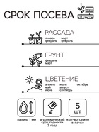 Семена комнатных цветов Глоксиния «Брокада Красная», F1, 5 шт., многолетник, «Семена Алтая» - Фото 2