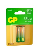 Батарейка алкалиновая GP Ultra, AA, LR6-2BL, 1.5 В, блистер, 2 шт. - Фото 3