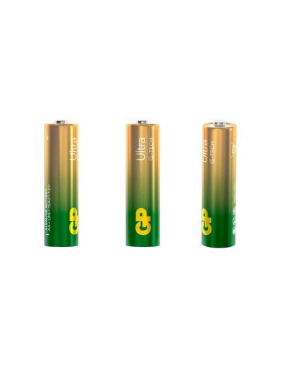 Батарейка алкалиновая GP Ultra, AA, LR6-2BL, 1.5 В, блистер, 2 шт.