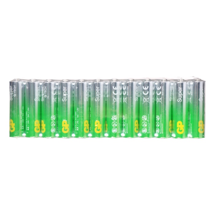 Батарейка алкалиновая GP Super Alkaline, AA, LR6-60BOX, 1.5 В, набор, 60 шт. - Фото 1