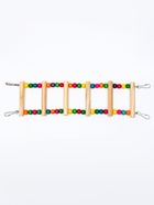 Игрушка для птиц «Лесенка с бусинами» 6 ступеней, 37 см, цвет МИКС - Фото 1