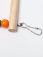 Игрушка для птиц «Лесенка с бусинами» 6 ступеней, 37 см, цвет МИКС - Фото 2