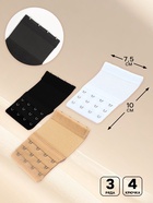 Застёжка для бюстгальтера, удлинитель, 3 ряда, 4 крючка, 7.5×10 см, 3 шт. - Фото 2