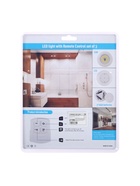 Набор светильников светодиодных, 3 штуки, нажимной, 4000К, от батареек, пульт в комплекте - Фото 13