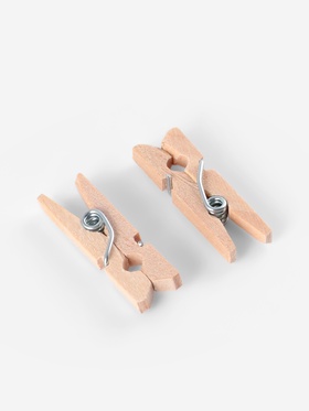 Прищепки для шитья, 2.5?0.8 см, 50 шт., бежевые (комплект 2 шт)