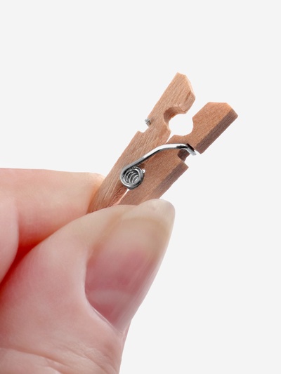 Прищепки для шитья, 2.5×0.8 см, 50 шт., бежевые