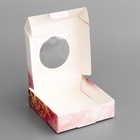 Коробка подарочная сборная с окном, упаковка, «Счастливых моментов», 10×10×3 см - Фото 4