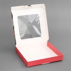 Коробка подарочная сборная с окном, упаковка, «Счастливых моментов», 19×19×3 см - Фото 4