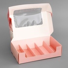 Коробка под 5 эклеров «Сладких моментов», 25.2×15×6.6 см - Фото 4