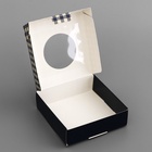 Коробка подарочная сборная с окном, упаковка, «Настоящему мужчине», 10×10×3 см - Фото 4