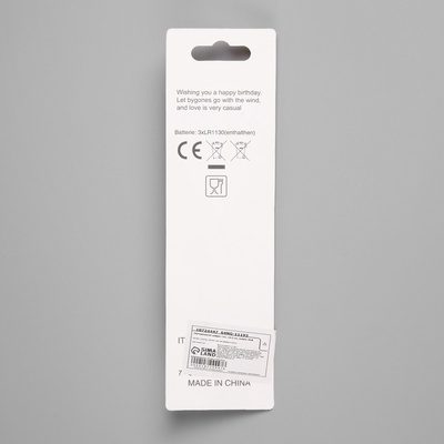 Светодиодная свеча «Цифра 2», 14.5 см, от батареек LR1130×3 (в комплекте), свечение мульти (RGB)