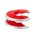 Щётка для чистки цепи TORSO, 360°, красная - Фото 6