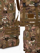 Рюкзак туристический Adventure мужской, 80 л, oxford, камуфляж мультикам - Фото 7