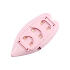 Лампа для маникюра LUF-09, UV/LED, 6 диодов, 6 Вт, USB, розовая - Фото 4