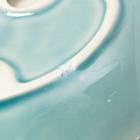 УЦЕНКА Блюдо керамическое «Птичка на листочке», 15,5×15,5 см, цвет голубой - фото 14676036