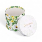 Набор шляпных коробок для цветов 5 в 1, упаковка подарочная, «Ромашки», 16×14 см - 22×19.5 см - Фото 5